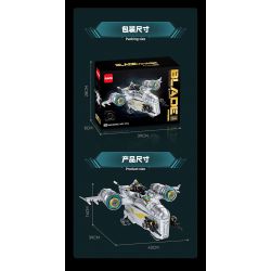 ZAPE 98000 CHIẾN HẠM LƯỠI KIẾM bộ đồ chơi xếp lắp ráp ghép mô hình Star Wars Chiến Tranh Giữa Các Vì Sao 1127 khối