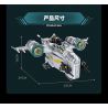 ZAPE 98000 CHIẾN HẠM LƯỠI KIẾM bộ đồ chơi xếp lắp ráp ghép mô hình Star Wars Chiến Tranh Giữa Các Vì Sao 1127 khối