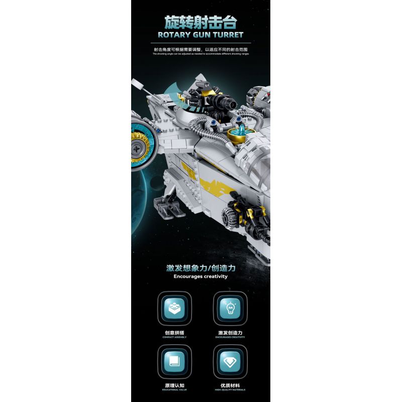 ZAPE 98000 CHIẾN HẠM LƯỠI KIẾM bộ đồ chơi xếp lắp ráp ghép mô hình Star Wars Chiến Tranh Giữa Các Vì Sao 1127 khối