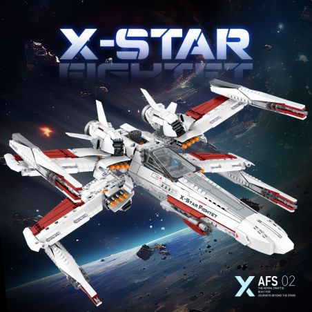 ZAPE 98003 X-CHIẾN ĐẤU bộ đồ chơi xếp lắp ráp ghép mô hình Star Wars Chiến Tranh Giữa Các Vì Sao 1109 khối