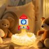 GOQI GQ-3050 3050 GQ3050 ĐÈN NGỦ TÊN LỬA bộ đồ chơi xếp lắp ráp ghép mô hình 528 khối