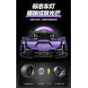 GULY 10635 SIÊU XE LAMBORGHINI PURPLE BULL 1:8 tỷ lệ 1:8 bộ đồ chơi xếp lắp ráp ghép mô hình Technic Kỹ Thuật Công Nghệ Cao Mô Hình Phương Tiện 3654 khối