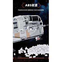 GAOMISI T2043 2043 DAO CẠO XƯƠNG bộ đồ chơi xếp lắp ráp ghép mô hình Star Wars STARPLAN Chiến Tranh Giữa Các Vì Sao 2248 khối