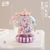WEILE CREATION 2191 CÔNG VIÊN GIẢI TRÍ GALAXY ĐUỔI TRĂNG TRONG SƯƠNG bộ đồ chơi xếp lắp ráp ghép mô hình 713 khối