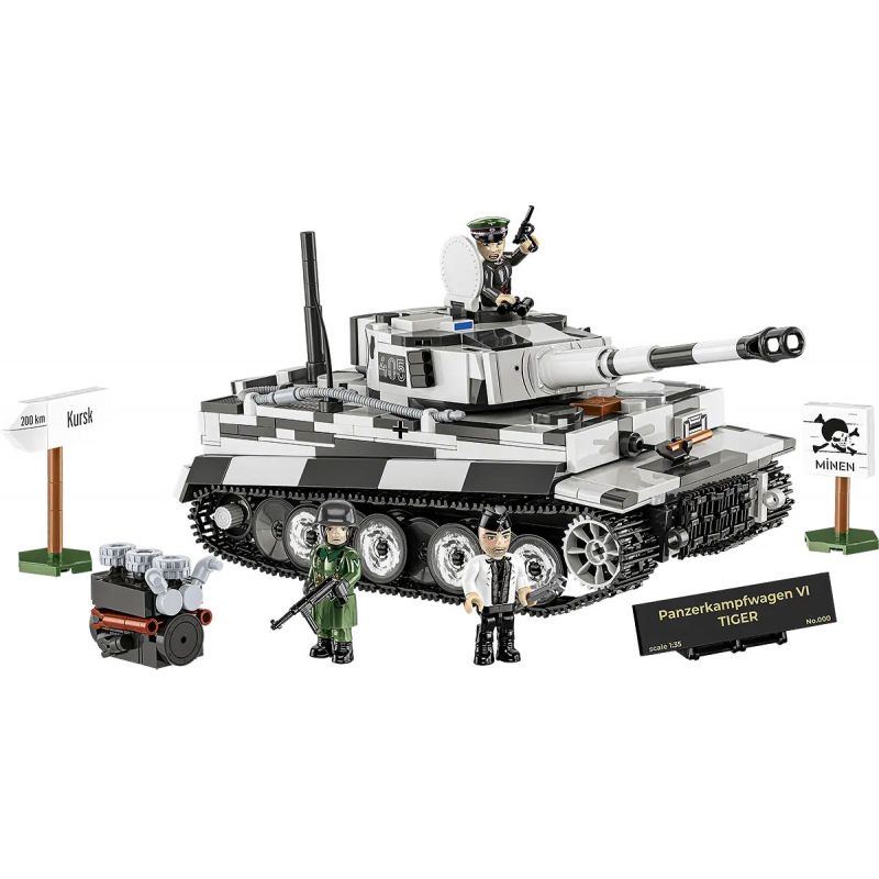 Lego COBI 3122 Panzerkampfwagen VI Tiger - Limited Edition Xếp hình lắp ráp ghép mô hình Xe tăng hạng nặng Tiger Panzer VI