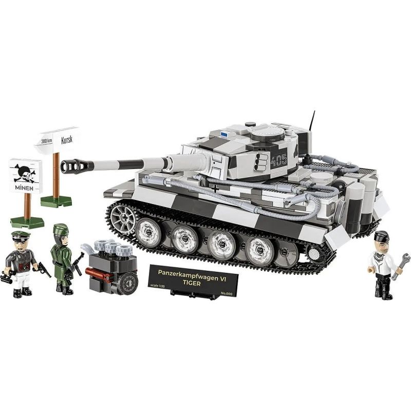 COBI 3122 XE TĂNG HẠNG NẶNG TIGER PANZER VI tỷ lệ 1:35 bộ đồ chơi xếp lắp ráp ghép mô hình Military Army PANZERKAMPFWAGEN VI TIGER - LIMITED EDITION Quân Sự Bộ Đội 917 khối