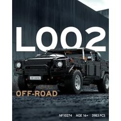 NIFELIZ NF10274 10274 XE ĐỊA HÌNH L002 bộ đồ chơi xếp lắp ráp ghép mô hình Military Army L002 OFF-ROAD Quân Sự Bộ Đội 3983 khối