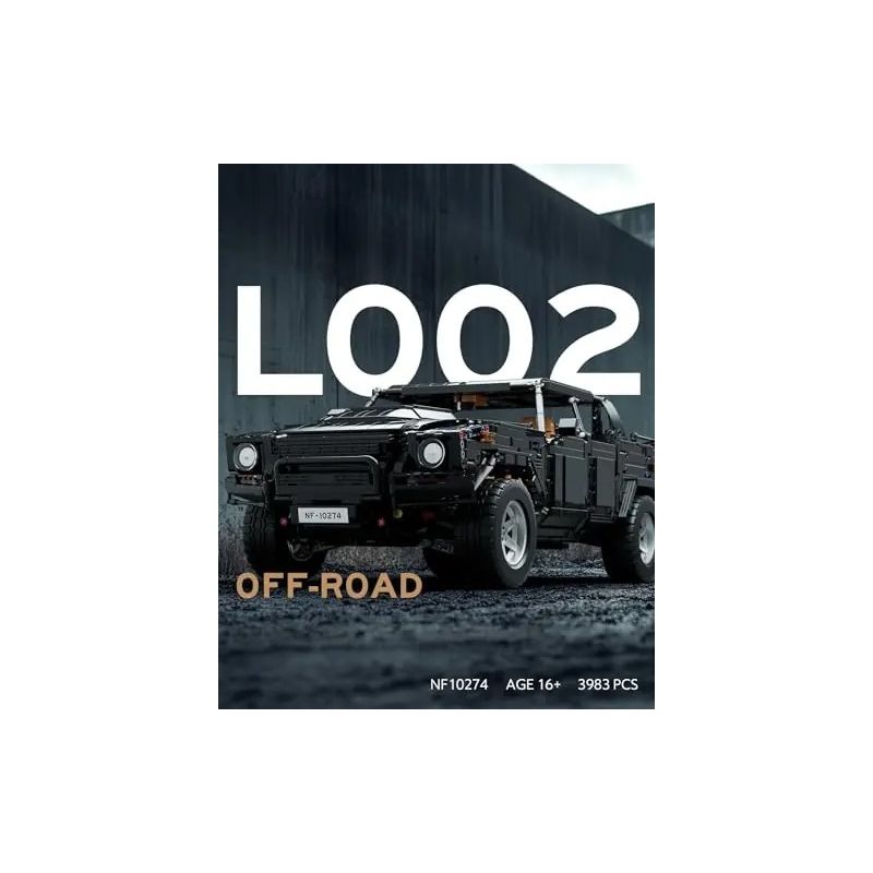 NIFELIZ NF10274 10274 XE ĐỊA HÌNH L002 bộ đồ chơi xếp lắp ráp ghép mô hình Military Army L002 OFF-ROAD Quân Sự Bộ Đội 3983 khối