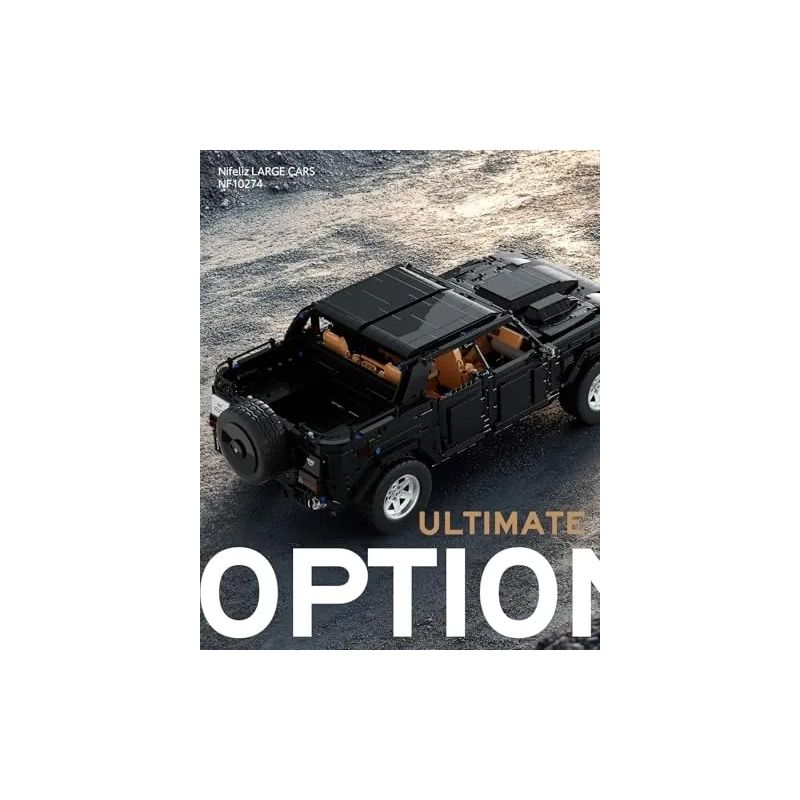 NIFELIZ NF10274 10274 XE ĐỊA HÌNH L002 bộ đồ chơi xếp lắp ráp ghép mô hình Military Army L002 OFF-ROAD Quân Sự Bộ Đội 3983 khối