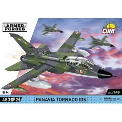 COBI 5894 MÁY BAY CHIẾN ĐẤU LỐC XOÁY tỷ lệ 1:48 bộ đồ chơi xếp lắp ráp ghép mô hình Military Army PANAVIA TORNADO IDS Quân Sự Bộ Đội 493 khối
