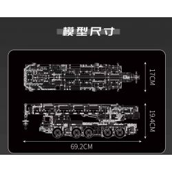 MouldKing 17074 17075 17073 Mould King 17074 17075 17073 CẦN CẨU LTM 1110 bộ đồ chơi xếp lắp ráp ghép mô hình Technic LTM 1110 CRANE Kỹ Thuật Công Nghệ Cao Mô Hình Phương Tiện 3218 khối