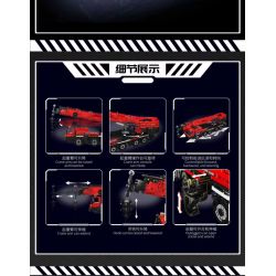 MouldKing 17074 17075 17073 Mould King 17074 17075 17073 CẦN CẨU LTM 1110 bộ đồ chơi xếp lắp ráp ghép mô hình Technic LTM 1110 CRANE Kỹ Thuật Công Nghệ Cao Mô Hình Phương Tiện 3218 khối