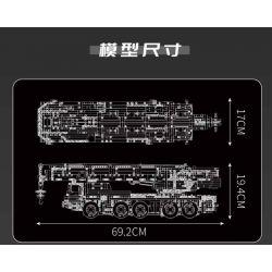 MouldKing 17074 17075 17073 Mould King 17074 17075 17073 CẦN CẨU LTM 1110 bộ đồ chơi xếp lắp ráp ghép mô hình Technic LTM 1110 CRANE Kỹ Thuật Công Nghệ Cao Mô Hình Phương Tiện 3218 khối