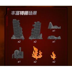 BLOKEES 73008 CUỐN SÁCH CỰC NỔI TIẾNG TRẬN CHIẾN KHỐC LIỆT VỚI THẨM PHÁN TỐI THƯỢNG bộ đồ chơi xếp lắp ráp ghép mô hình Movie & Game Phim Và Trò Chơi