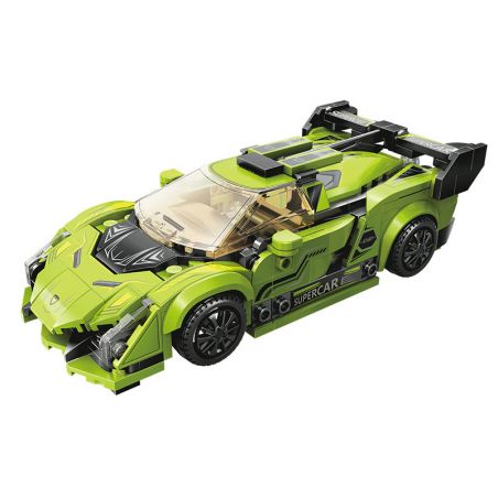 QMAN ENLIGHTEN KEEPPLEY 91005 TĂNG TỐC STORM CHASER bộ đồ chơi xếp lắp ráp ghép mô hình Speed Champions Racing Cars Đua Xe Công Thức 348 khối