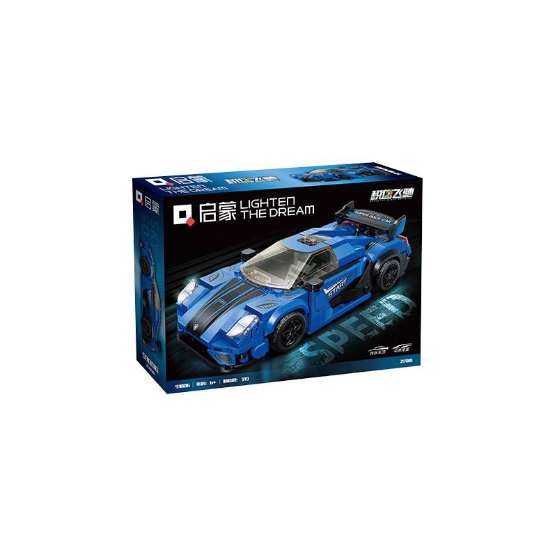 QMAN ENLIGHTEN KEEPPLEY 91006 TỐC ĐỘ TÍCH LŨY CAO HƠN bộ đồ chơi xếp lắp ráp ghép mô hình Speed Champions Racing Cars Đua Xe Công Thức 319 khối