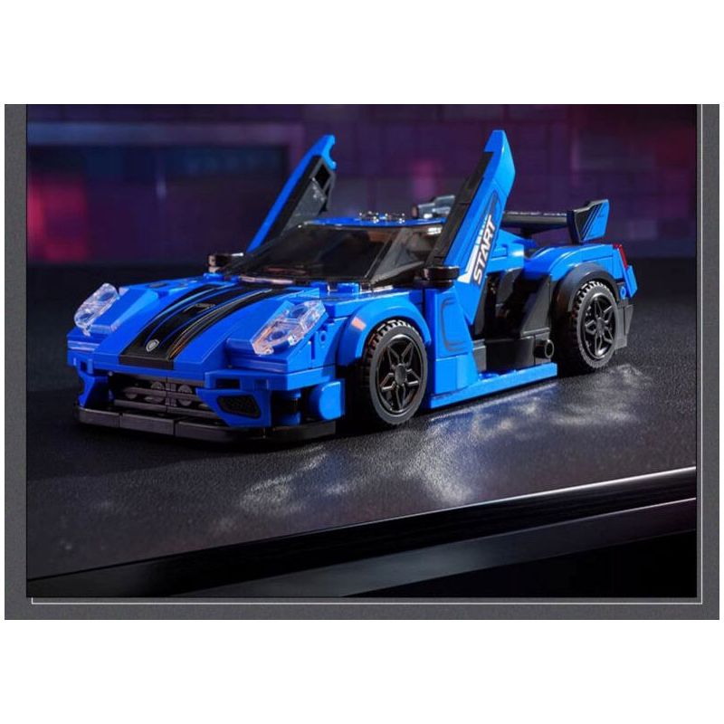 QMAN ENLIGHTEN KEEPPLEY 91006 TỐC ĐỘ TÍCH LŨY CAO HƠN bộ đồ chơi xếp lắp ráp ghép mô hình Speed Champions Racing Cars Đua Xe Công Thức 319 khối