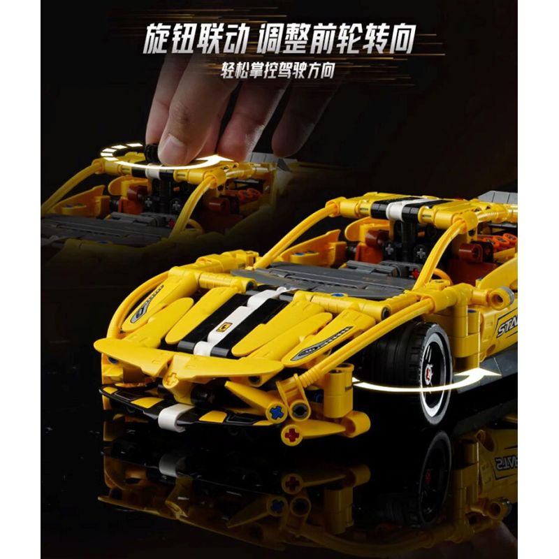 QMAN ENLIGHTEN KEEPPLEY 91007 TỐC ĐỘ TÍCH LŨY BÃO BÙNG bộ đồ chơi xếp lắp ráp ghép mô hình Technic Kỹ Thuật Công Nghệ Cao Mô Hình Phương Tiện 821 khối