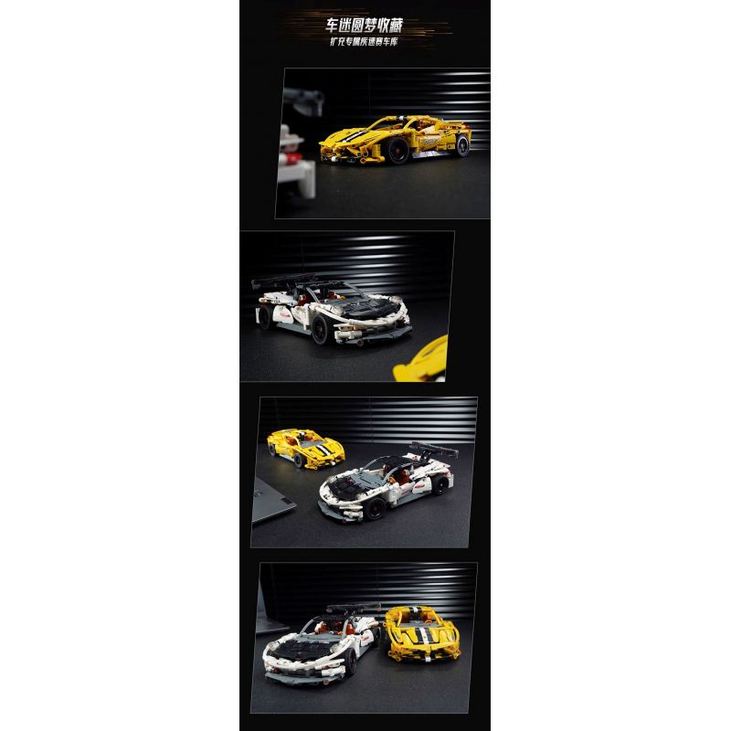 QMAN ENLIGHTEN KEEPPLEY 91007 TỐC ĐỘ TÍCH LŨY BÃO BÙNG bộ đồ chơi xếp lắp ráp ghép mô hình Technic Kỹ Thuật Công Nghệ Cao Mô Hình Phương Tiện 821 khối