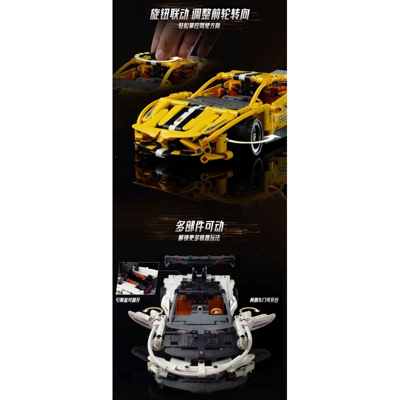 QMAN ENLIGHTEN KEEPPLEY 91008 TỐC ĐỘ TÍCH LŨY CÁNH GIÓ CỰC bộ đồ chơi xếp lắp ráp ghép mô hình Technic Kỹ Thuật Công Nghệ Cao Mô Hình Phương Tiện 798 khối