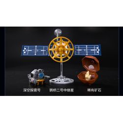 KEEPPLEY K10235 10235 CĂN CỨ MẶT TRĂNG (MÔ-ĐUN THỬ NGHIỆM KHÓA KHÍ) bộ đồ chơi xếp lắp ráp ghép mô hình City Thành Phố 790 khối