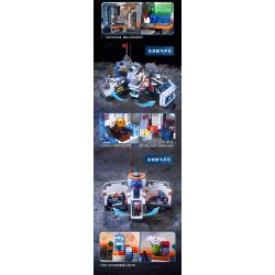 KEEPPLEY K10235 10235 CĂN CỨ MẶT TRĂNG (MÔ-ĐUN THỬ NGHIỆM KHÓA KHÍ) bộ đồ chơi xếp lắp ráp ghép mô hình City Thành Phố 790 khối