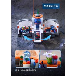 KEEPPLEY K10235 10235 CĂN CỨ MẶT TRĂNG (MÔ-ĐUN THỬ NGHIỆM KHÓA KHÍ) bộ đồ chơi xếp lắp ráp ghép mô hình City Thành Phố 790 khối