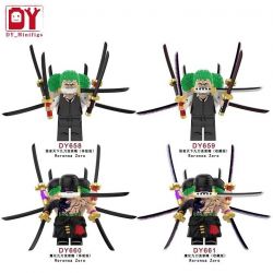 DY_MINIFIGS DY658 DY659 DY660 DY661 ZORO MINIFIGURE 4 LOẠI bộ đồ chơi xếp lắp ráp ghép mô hình Movie & Game Phim Và Trò Chơi