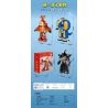PANTASY 87102 TIỂU BẢO BỌC SẮT KABUDA bộ đồ chơi xếp lắp ráp ghép mô hình Movie & Game KABUTACK Phim Và Trò Chơi 214 khối