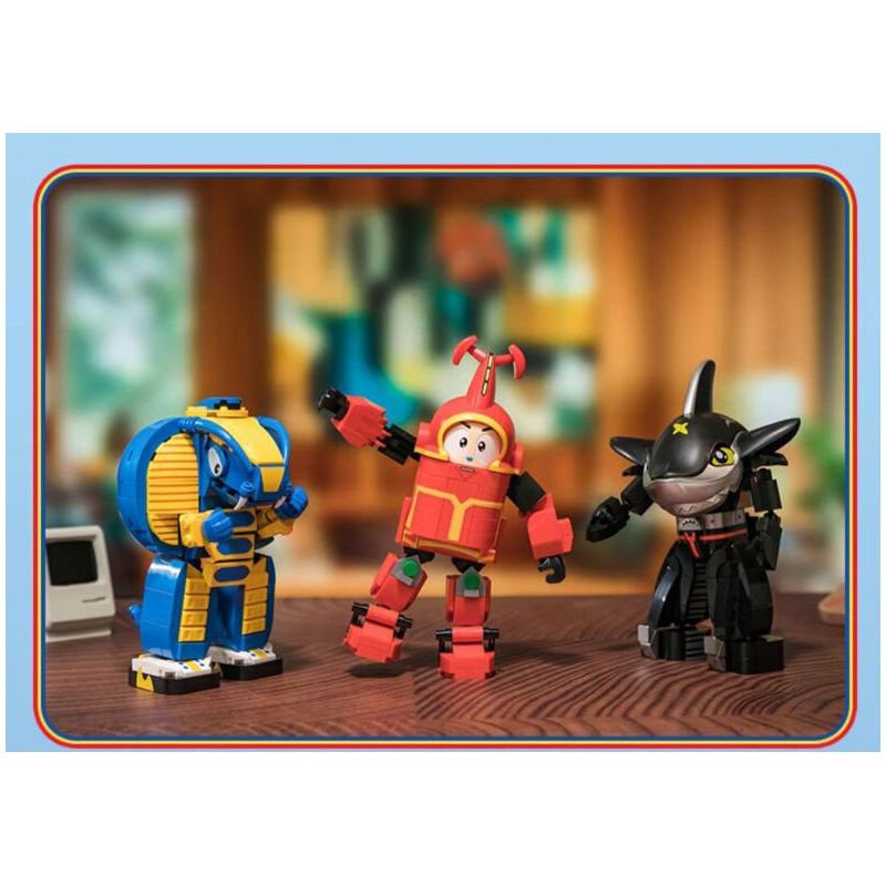 PANTASY 87102 TIỂU BẢO BỌC SẮT KABUDA bộ đồ chơi xếp lắp ráp ghép mô hình Movie & Game KABUTACK Phim Và Trò Chơi 214 khối