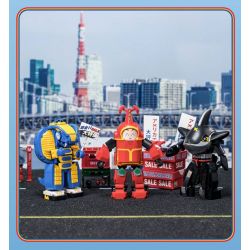 PANTASY 87102 TIỂU BẢO BỌC SẮT KABUDA bộ đồ chơi xếp lắp ráp ghép mô hình Movie & Game KABUTACK Phim Và Trò Chơi 214 khối