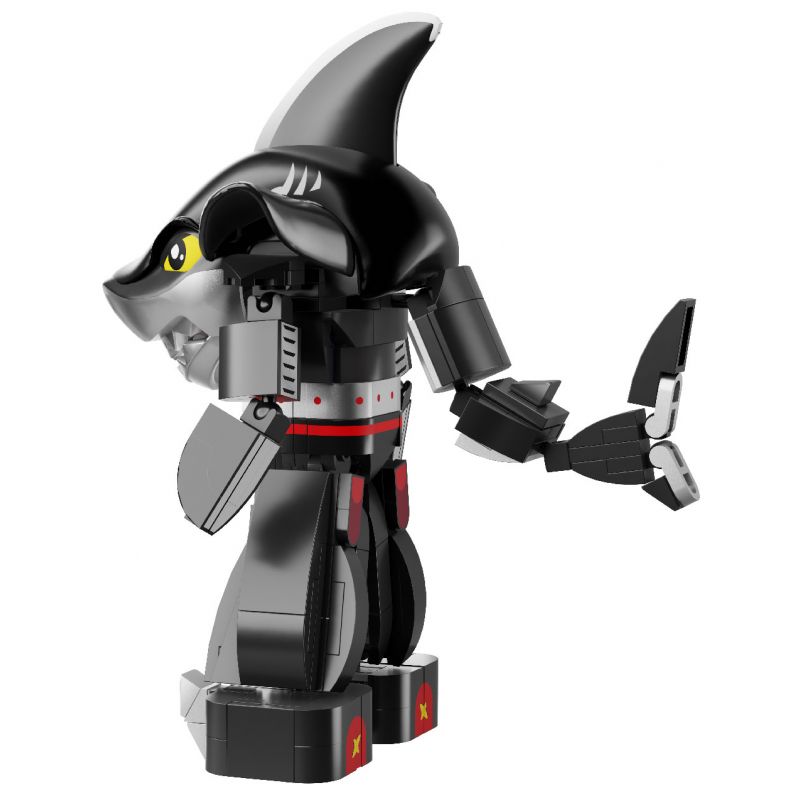 PANTASY 87104 TIỂU BẢO BỌC SẮT ỚT CÁ MẬP bộ đồ chơi xếp lắp ráp ghép mô hình Movie & Game SHARKLER Phim Và Trò Chơi 245 khối