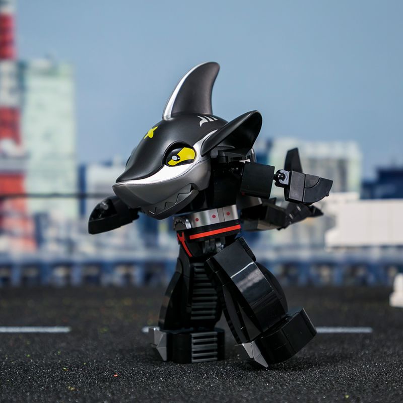 PANTASY 87104 TIỂU BẢO BỌC SẮT ỚT CÁ MẬP bộ đồ chơi xếp lắp ráp ghép mô hình Movie & Game SHARKLER Phim Và Trò Chơi 245 khối