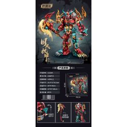 KOZOSHA 212230 GUOFENG MECH DIANWEI bộ đồ chơi xếp lắp ráp ghép mô hình CHINOISERIE MECHA 1568 khối