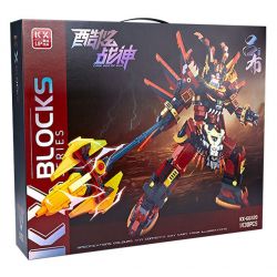 KX 66820 THẦN CHIẾN TRANH MÁT MẺ LU BU bộ đồ chơi xếp lắp ráp ghép mô hình 1430 khối