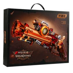 KOZOSHA 212231 VŨ KHÍ HƠI NƯỚC PUNK HOA HỒNG LỬA bộ đồ chơi xếp lắp ráp ghép mô hình 899 khối