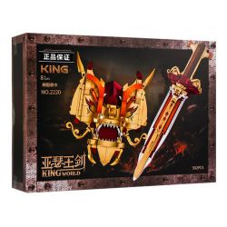 KOZOSHA 2220 KIẾM KING ARTHUR bộ đồ chơi xếp lắp ráp ghép mô hình 502 khối
