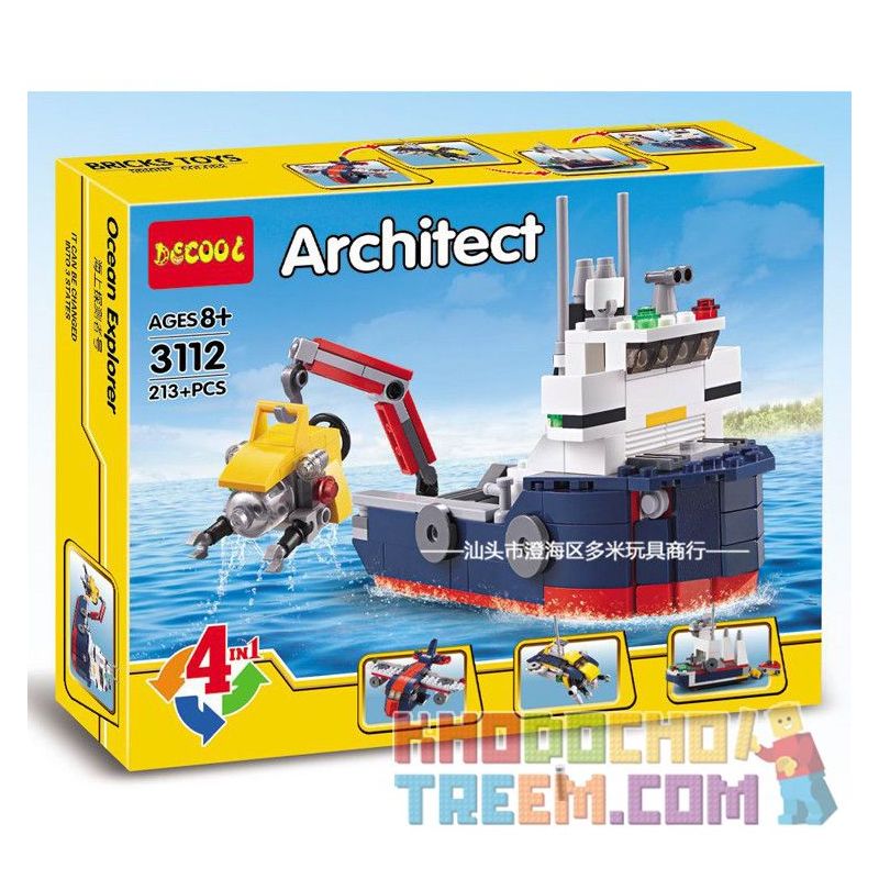NOT Lego CREATOR 31045 Ocean Explorer, Decool 3112 Jisi