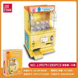 JIESTAR JJ9079 9079 MÁY MENGQU GACHA bộ đồ chơi xếp lắp ráp ghép mô hình 285 khối