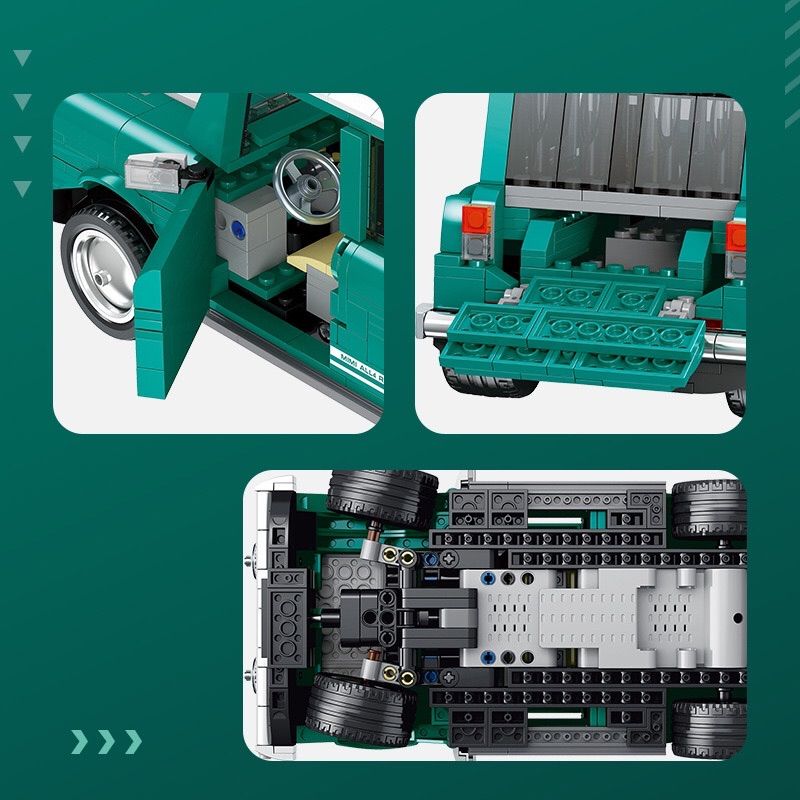 XINGLESHI FF10035 10035 ĐIỀU KHIỂN TỪ XA XE HƠI MINI MASTER bộ đồ chơi xếp lắp ráp ghép mô hình Creator Sáng Tạo 673 khối