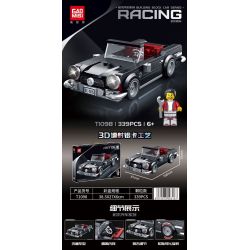 GAOMISI T1098 1098 MERCEDES-BENZ 190SL MUI TRẦN bộ đồ chơi xếp lắp ráp ghép mô hình Speed Champions Racing Cars Đua Xe Công Thức 339 khối