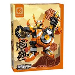 SEMBO 106072 GLORY BATTLE BB CHIẾN BINH DEMON LIHAI bộ đồ chơi xếp lắp ráp ghép mô hình 313 khối