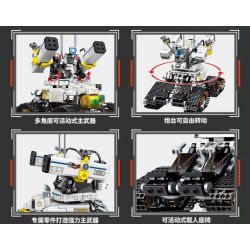 SEMBO 107503 TRÒ CHƠI DI ĐỘNG WANDERING EARTH PHÁO BINH DEEP DARK bộ đồ chơi xếp lắp ráp ghép mô hình Movie & Game Phim Và Trò Chơi 496 khối