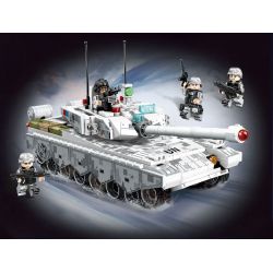 SEMBO 203193 ZHONGBING 99A BỂ CHIẾN ĐẤU CHÍNH bộ đồ chơi xếp lắp ráp ghép mô hình Military Army Quân Sự Bộ Đội 650 khối