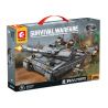 SEMBO 207217 CHIẾN TRANH SINH TỒN XE TĂNG ĐẤU CHỦ LỰC LEOPARD 2A7 CỦA ĐỨC bộ đồ chơi xếp lắp ráp ghép mô hình Military Army Quân Sự Bộ Đội 804 khối