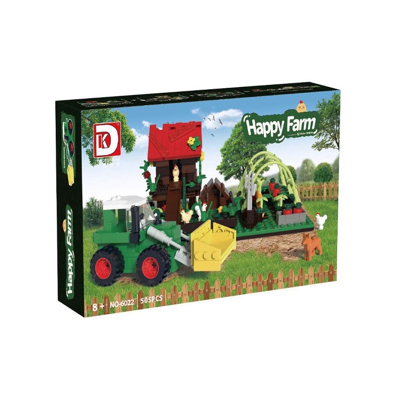  DK 6022 Happy Farm Xếp hình lắp ráp ghép mô hình Tổ gà nông trại