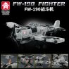 LE YI 66066 MÁY BAY CHIẾN ĐẤU FW-190 bộ đồ chơi xếp lắp ráp ghép mô hình Military Army FW-190 FIGHTER Quân Sự Bộ Đội