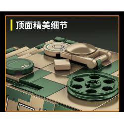 LE YI 66059 XE MÁY BAY CHIẾN ĐẤU TĂNG PIXEL bộ đồ chơi xếp lắp ráp ghép mô hình Military Army ELEPHANT TANK DESTROYER Quân Sự Bộ Đội 826 khối