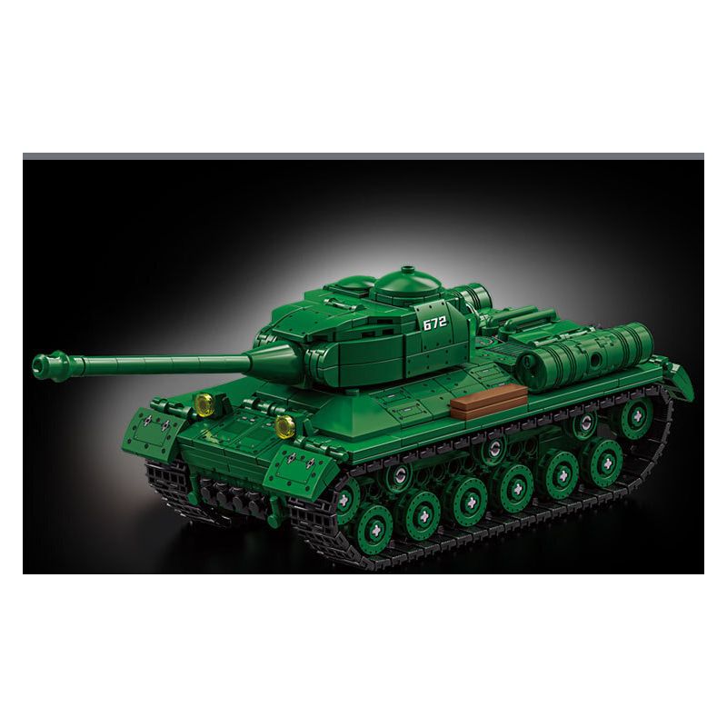 LE YI 66072 IS-2 BỂ NẶNG bộ đồ chơi xếp lắp ráp ghép mô hình Military Army IS-2 HEAVY TANK Quân Sự Bộ Đội 752 khối