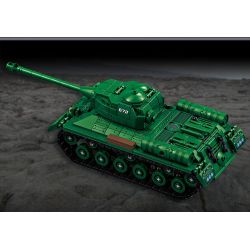LE YI 66072 IS-2 BỂ NẶNG bộ đồ chơi xếp lắp ráp ghép mô hình Military Army IS-2 HEAVY TANK Quân Sự Bộ Đội 752 khối